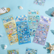 Seal Family Series Square Stickers 
